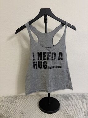 "I Need A HUG-e Margarita" Racerback Tank Top
